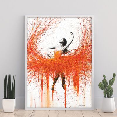 Danse avec le feu - 11 X 14" Art Print par Ashvin Harrison