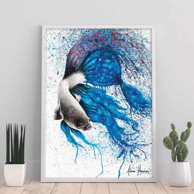 Tanzender Gourami – 11 x 14 Zoll Kunstdruck von Ashvin Harrison