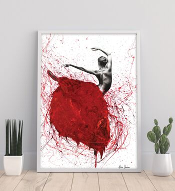 Ballet de danse de l'opale rouge - Impression d'art 11 x 14 po par Ashvin Harrison