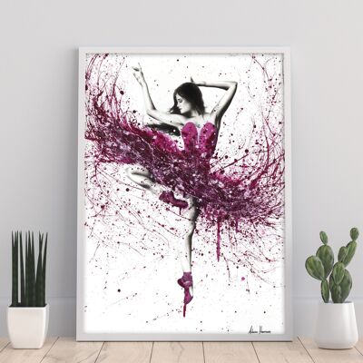 Royal Rubellite Ballerina 11X14" Impresión de arte - Ashvin Harrison