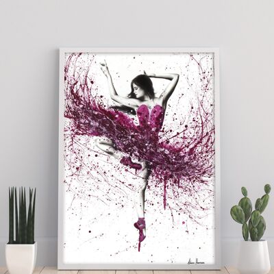 Royal Rubellite Ballerina 11X14” Art Print - Ashvin Harrison