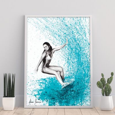 Wellenreiten – 11 x 14 Zoll Kunstdruck von Ashvin Harrison
