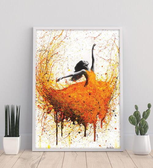 Tangelo Fire Dance - 11X14” Art Print by Ashvin Harrison