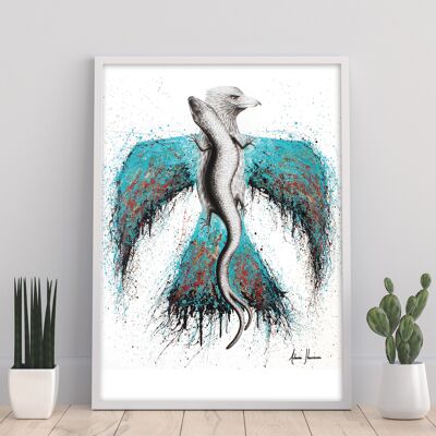 Thunderbird & Lizard - 11X14” Art Print by Ashvin Harrison