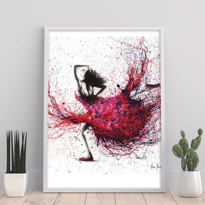 Western Sunset Dancer - 11X14" Impresión de arte por Ashvin Harrison