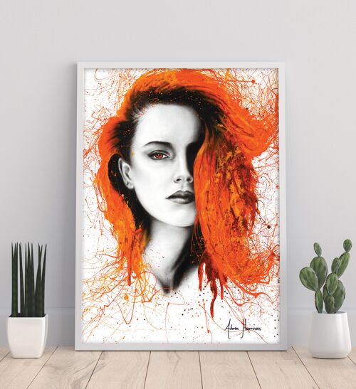 Heated Heart - 11X14” Art Print by Ashvin Harrison