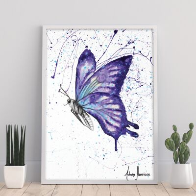 Lavendel-Schmetterling - 11X14" Kunstdruck von Ashvin Harrison