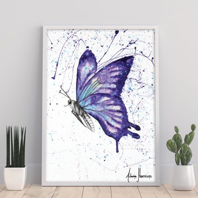 Lavender Butterfly - 11X14” Art Print by Ashvin Harrison