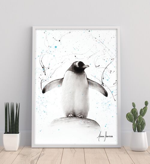Penguin Parade - 11X14” Art Print by Ashvin Harrison