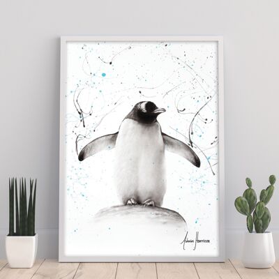 Défilé des pingouins - Impression d'art 11X14" par Ashvin Harrison