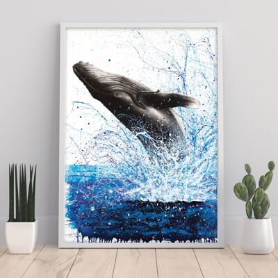 Whale Waves - 11X14” Art Print by Ashvin Harrison