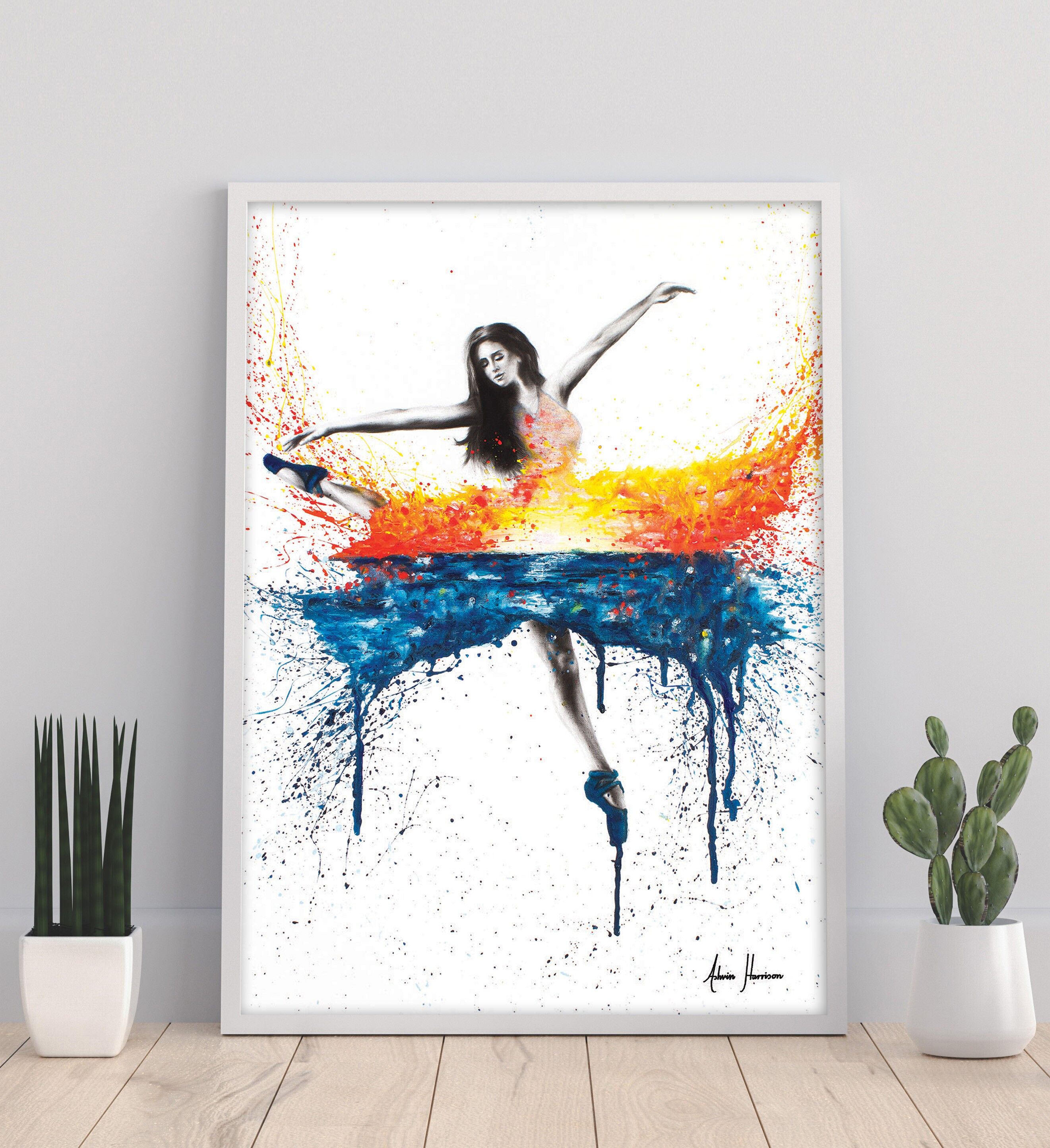 Una sensazione di tramonto - 11 x 14" stampa d'arte di Ashvin Harrison