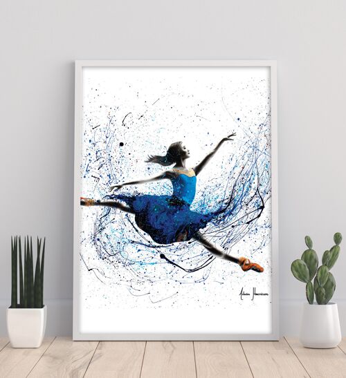 Blue Season Ballerina - 11X14” Art Print by Ashvin Harrison