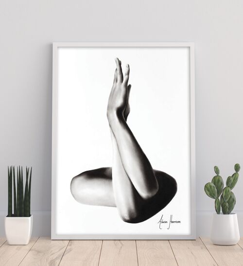 Nude Woman Charcoal Study 69 - 11X14” Art Print