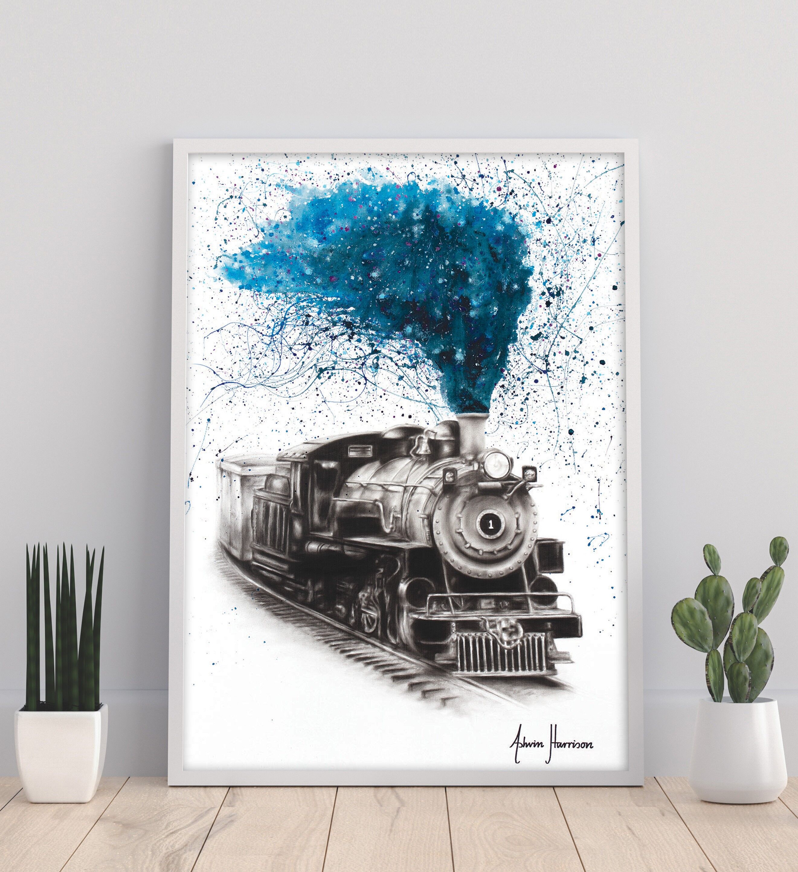 Viajero del tiempo - Impresión artística de 11X14" de Ashvin Harrison