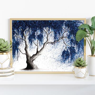 Blue Dream Tree - 11X14" Art Print par Ashvin Harrison