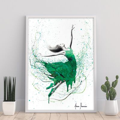 Healing Hills Dancer – 11 x 14 Zoll Kunstdruck von Ashvin Harrison