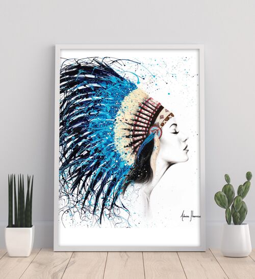 Her Feathers - 11X14” Art Print by Ashvin Harrison