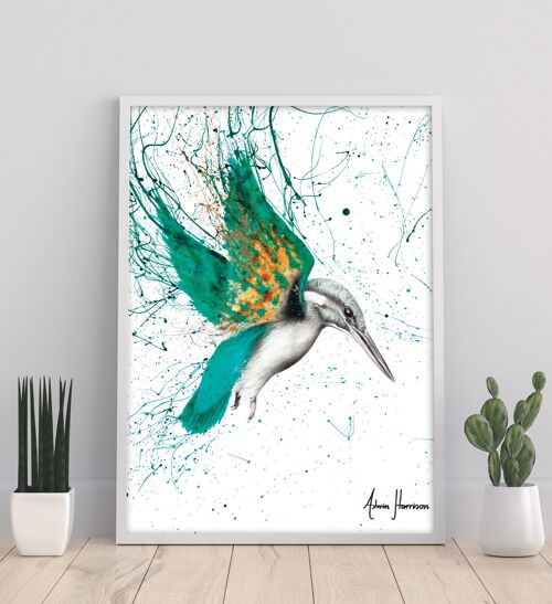 Kingfisher Skies - 11X14” Art Print by Ashvin Harrison