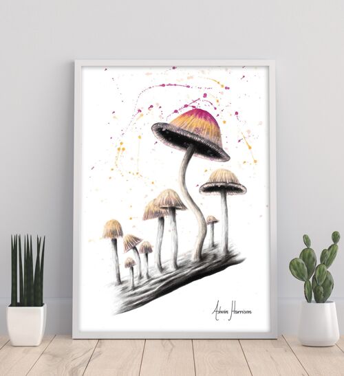 Mushroom Dance - 11X14” Art Print by Ashvin Harrison