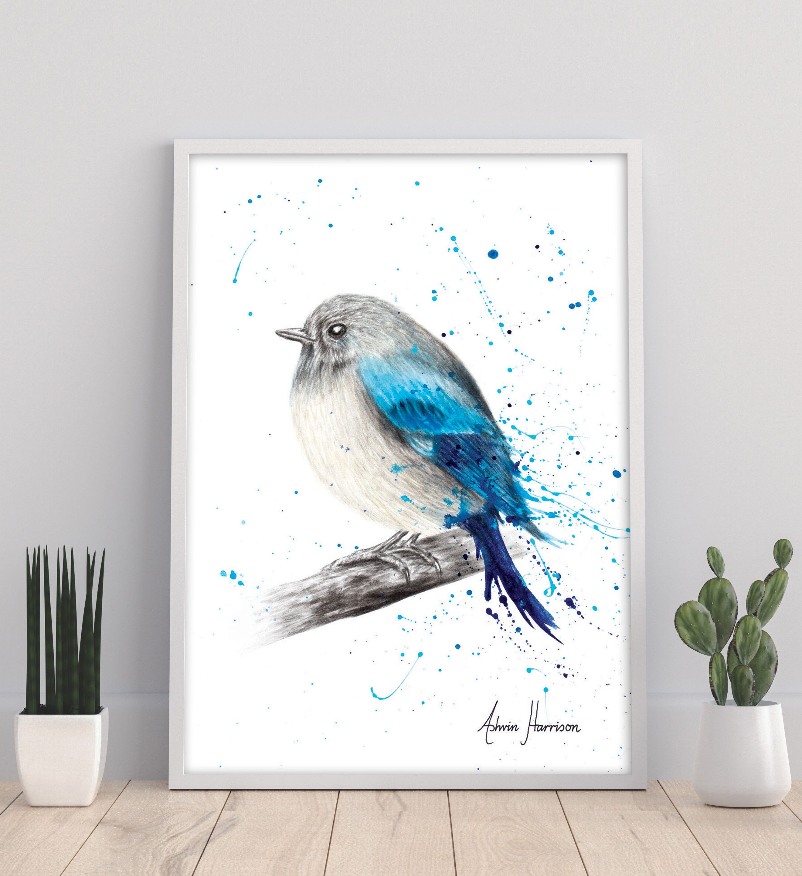 Round and Happy - 11X14” Art Print by Ashvin Harrison