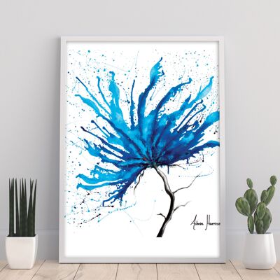 Blue Sea Flower - 11X14" Kunstdruck von Ashvin Harrison