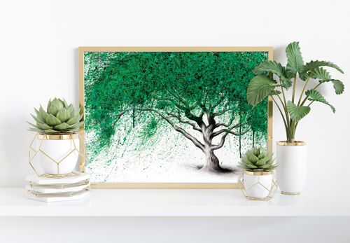 Green Breeze Tree - 11X14” Art Print by Ashvin Harrison