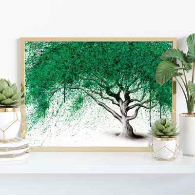 Albero di brezza verde - 11 x 14" stampa d'arte di Ashvin Harrison