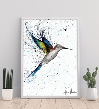 Heureux Colibri - 11X14" Art Print par Ashvin Harrison