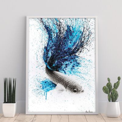 Galaxy Gourami - 11X14” Art Print by Ashvin Harrison