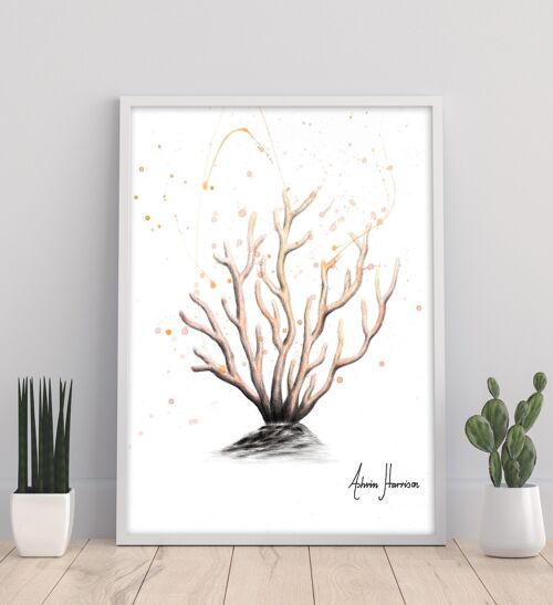 New Coral - 11X14” Art Print by Ashvin Harrison