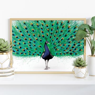Proud Peacock - 11X14” Art Print by Ashvin Harrison