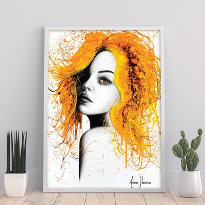 Tournesol Fille - 11X14" Art Print par Ashvin Harrison