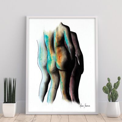 Trois endroits dans le temps - 11 X 14" Art Print par Ashvin Harrison