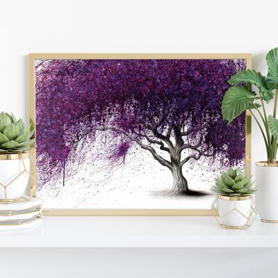 Violette Schatten – 11 x 14 Zoll Kunstdruck von Ashvin Harrison