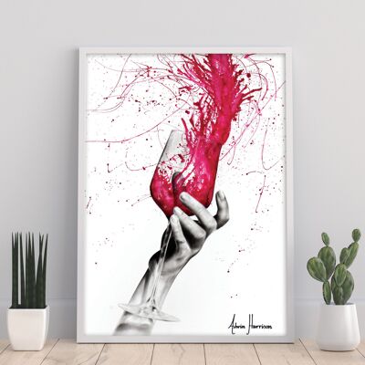 Nuit du vin - 11X14" Art Print par Ashvin Harrison