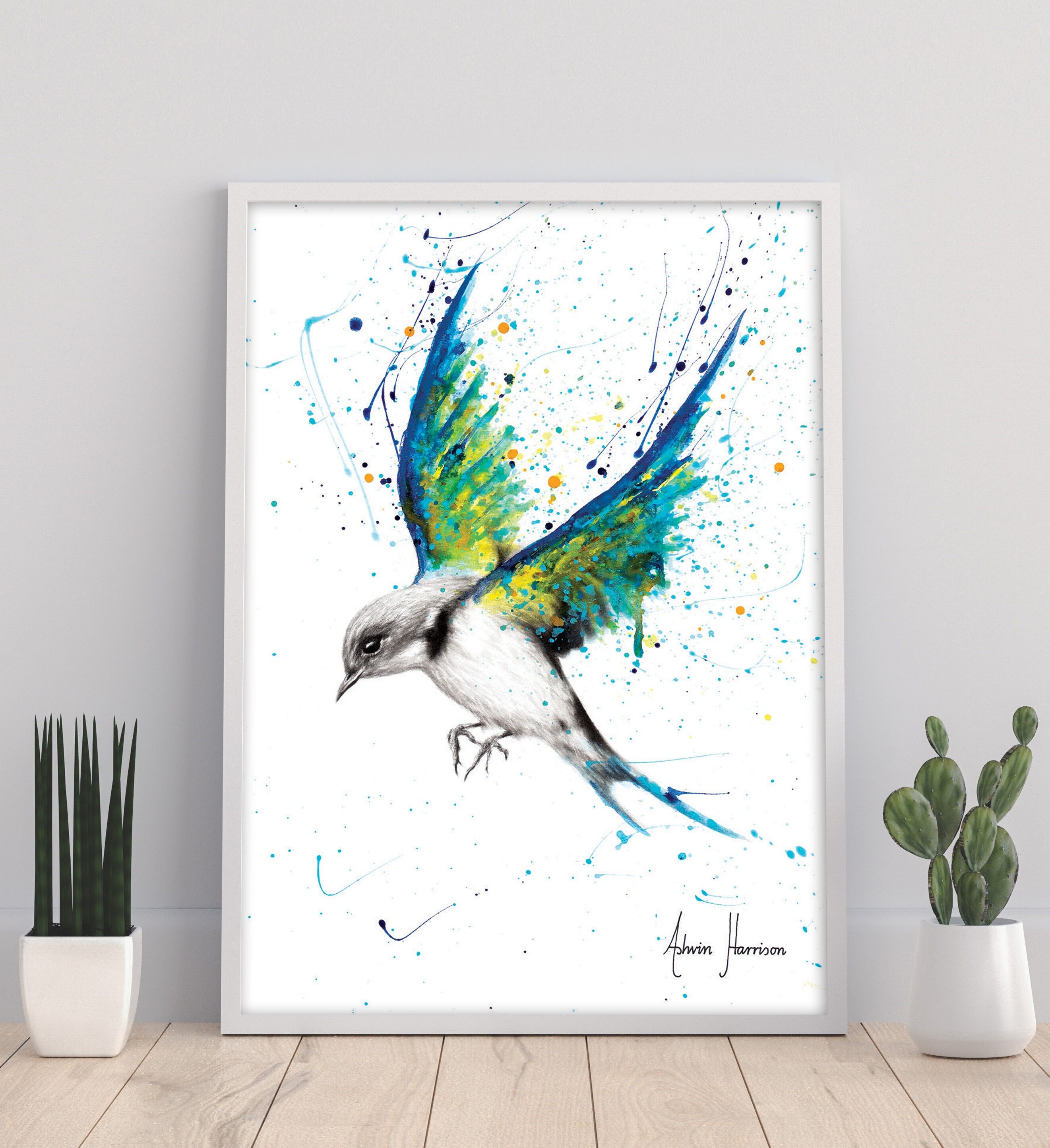 All'interno di un lago - 11 x 14" stampa d'arte di Ashvin Harrison