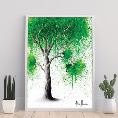Green Acre Tree - 11 x 14" stampa d'arte di Ashvin Harrison