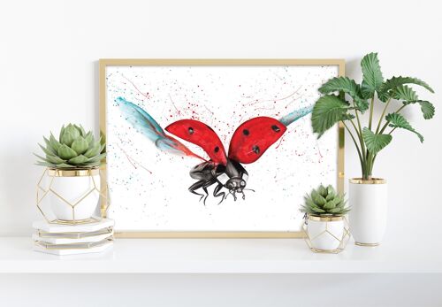 Lady Bug Bliss - 11X14” Art Print by Ashvin Harrison