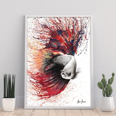 Herz der Flammen – 11 x 14 Zoll Kunstdruck von Ashvin Harrison