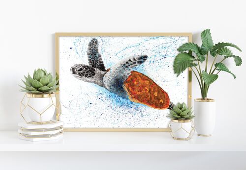 Opulent Ocean Turtle - 11X14” Art Print by Ashvin Harrison