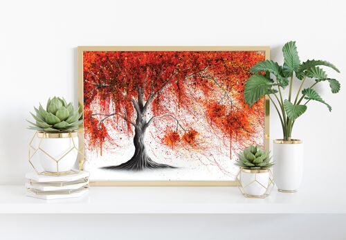 Crisp Amber Tree - 11X14” Art Print by Ashvin Harrison