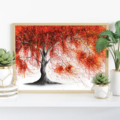 Crisp Amber Tree - 11X14" Kunstdruck von Ashvin Harrison