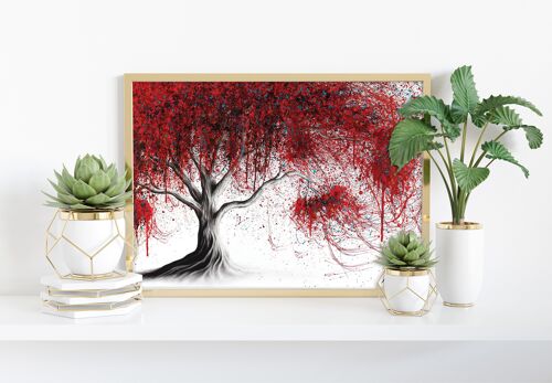 Scarlet Picnic Dream Tree - 11X14” Art Print