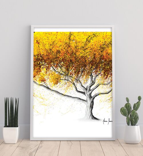 Sunflower Fire Tree - 11X14” Art Print by Ashvin Harrison