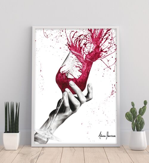 Wine Twirl - 11X14” Art Print by Ashvin Harrison