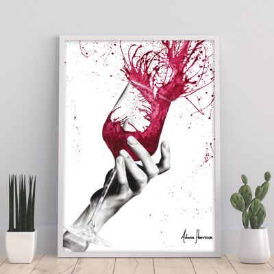 Wine Twirl – 11X14” Kunstdruck von Ashvin Harrison