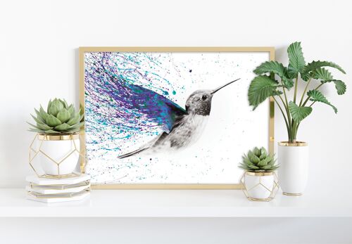 Hummingbird Garden - 11X14” Art Print by Ashvin Harrison