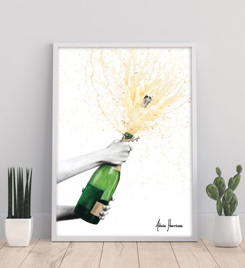 Champagne Celebration - 11X14” Art Print by Ashvin Harrison