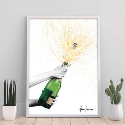 Célébration du champagne - 11X14" Art Print par Ashvin Harrison